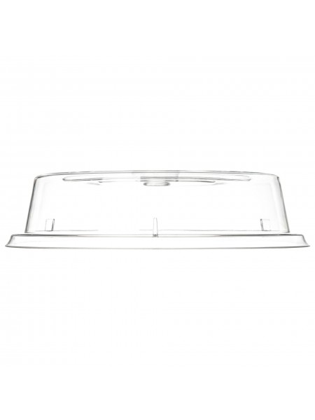 Крышка круглая для горячих и холодных блюд, 26х6,5 см, поликарбонат, прозрачная, Welshine. (1071C)