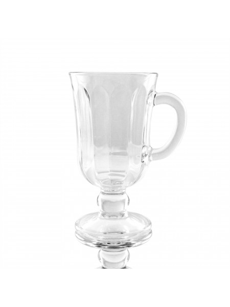 Бокал для глинтвейна Irish Coffee, стекло, 200мл, D78, H145мм, прозрачный, ОСЗ. (10c1561)