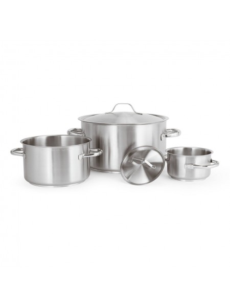 Кастрюля 3,8 л, D-20 см, H-12 см, нержавеющая сталь, серия 1000, Paderno. (11007-20)