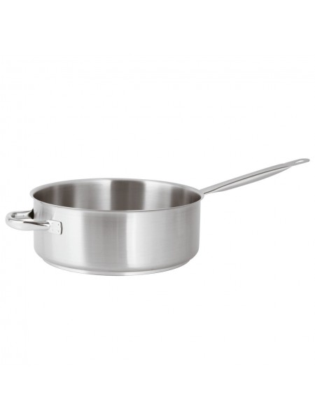 Сотейник низкий, 13 л, D-36 см, H-13 см, нержавеющая сталь, серия 1000, Paderno. (11008-36)