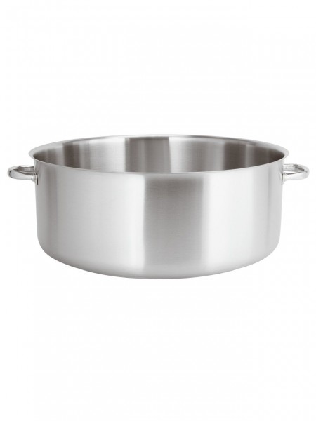 Кастрюля низкая 70,7 л, D-60 см, H-25 см, нержавеющая сталь, серия 1000, Paderno. (11009-60)