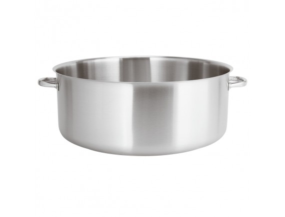 Кастрюля низкая 70,7 л, D-60 см, H-25 см, нержавеющая сталь, серия 1000, Paderno. (11009-60)