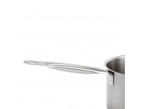 Сотейник средний 5,4 л, D-24 см, H-12 см, нержавеющая сталь, серия 1000, Paderno. (11011-24)