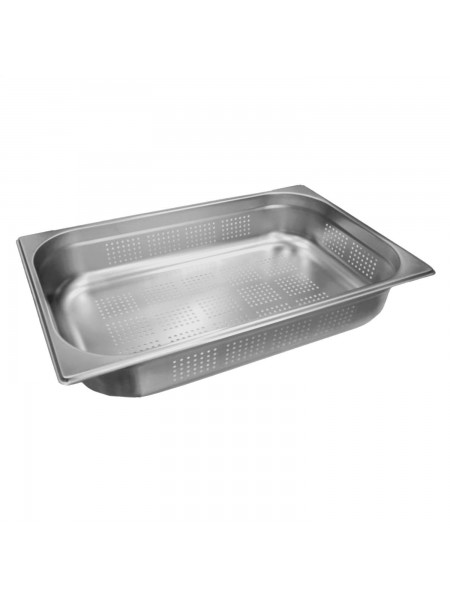 Гастроемкость 1/1-100 (53х32х10 см) перфорированная нержавеющая сталь, Dali. (111001)