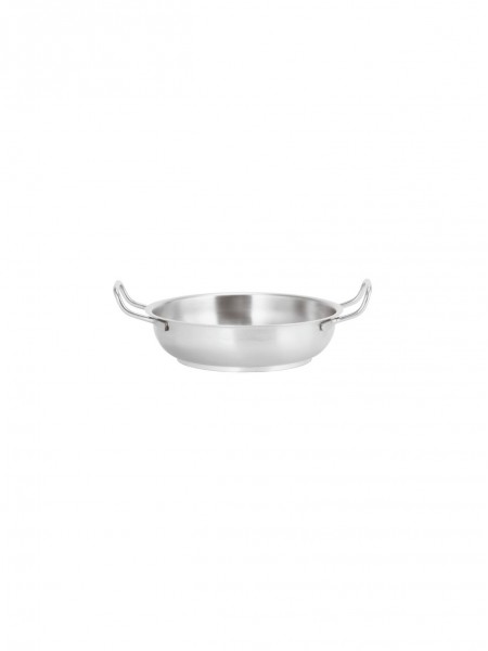 Сковорода с двумя ручками, 28х5,5 см, нержавеющая сталь, серия 1100, Paderno. (11115-28)