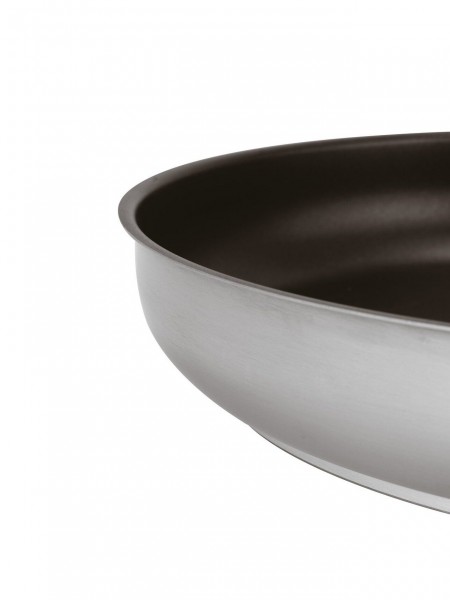 Сковорода 20х5 см, нержавеющая сталь с антипригарным покрытием, серия 1100, Paderno. (11117-20)