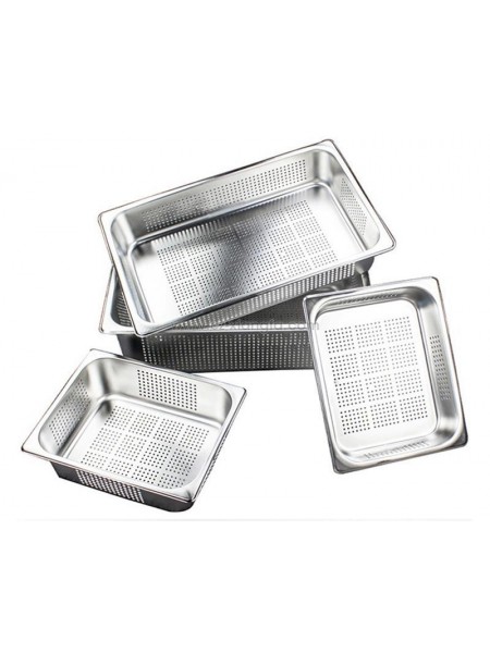 Гастроемкость 1/1-150 (53х32х15 см) перфорированная нержавеющая сталь, Dali. (111501)