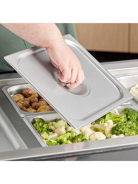 Крышка для гастроемкости 1/2 (32,5х26,5 см), нержавеющая сталь, Dali Group. (112000)