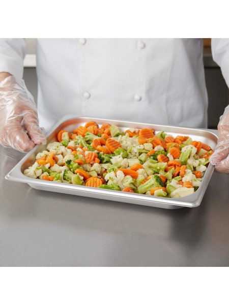 Гастроемкость 1/2-40 (32х26х4 см) нержавеющая сталь, Dali Group. (112040)