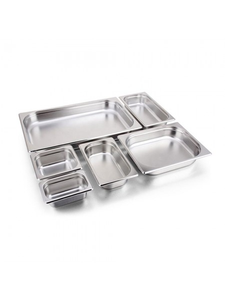 Гастроемкость 1/4-40 (26х16х4 см) нержавеющая сталь, Dali Group. (114040)