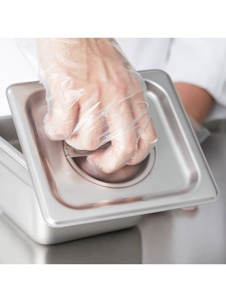 Крышка для гастроемкости 1/6 (17,5х16,5), нержавеющая сталь, Dali Group. (116000)