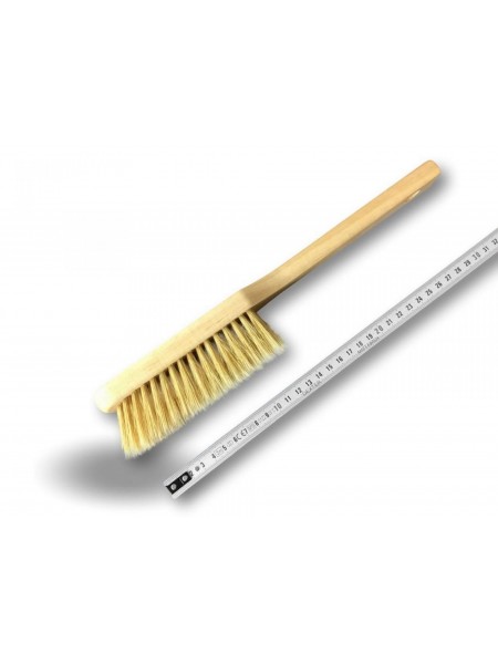 Щетка сметка для муки, 32 см, натуральная щетина, дерево, Matfer. (116050)