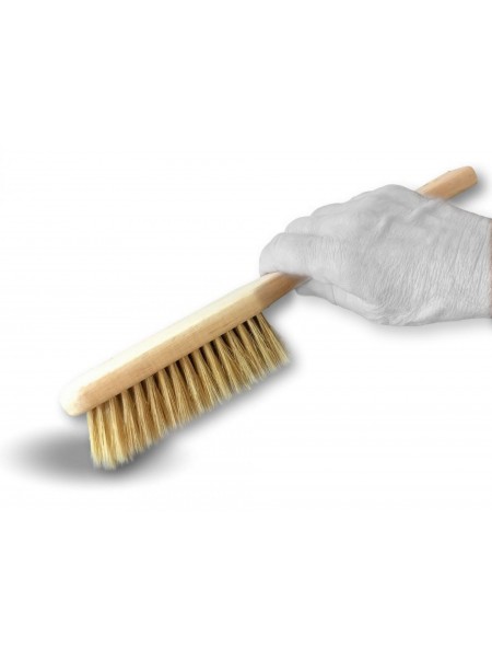 Щетка сметка для муки, 32 см, натуральная щетина, дерево, Matfer. (116050)