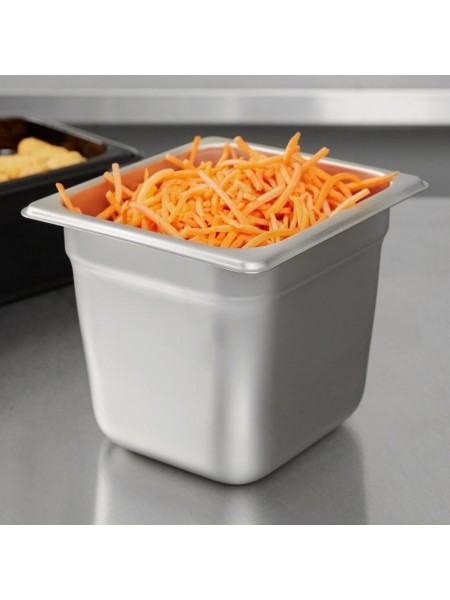 Гастроемкость 1/6-150 (17х16х15 см) нержавеющая сталь, Dali Group. (116150)