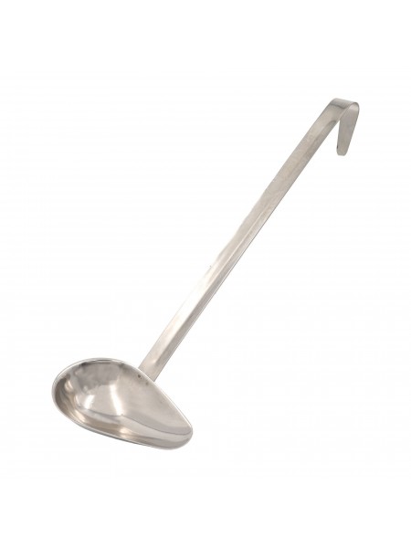 Ложка поварская соусная, 70 мл, L-33 см, нержавеющая сталь, Luxstahl. (1165)
