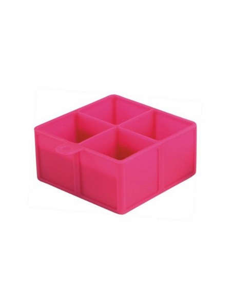 Форма для льда силиконовая Куб, 45х45 мм, 4 ячейки, Proff Cuisine. (1170822)