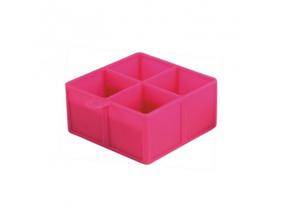 Форма для льда силиконовая Куб, 45х45 мм, 4 ячейки, Proff Cuisine. (1170822)