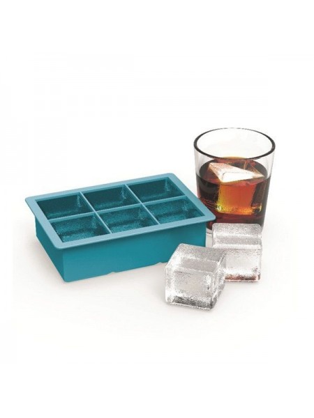 Форма для льда силиконовая Куб, 45х45 мм, 6 ячеек, Proff Cuisine. (1170824)