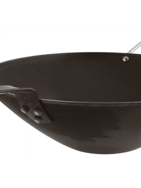 Сковорода ВОК 40х11 см, сталь, Paderno. (11713-40)