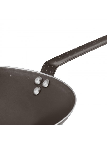 Сковорода ВОК 40х11 см, сталь, Paderno. (11713-40)