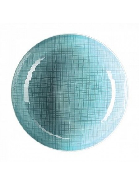 Тарелка глубокая, 21 см, без бортов, Mesh Aqua, Rosenthal. (11770-405152-10351)