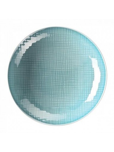 Тарелка глубокая, 25 см, без бортов, Mesh Aqua, Rosenthal. (11770-405152-10355)