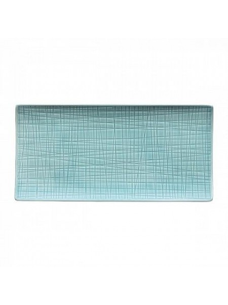 Блюдо прямоугольное, 26х13 см, Mesh Aqua, Rosenthal. (11770-405152-12383)