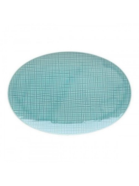 Блюдо овальное, 25х17 см, Mesh Aqua, Rosenthal. (11770-405152-12725)