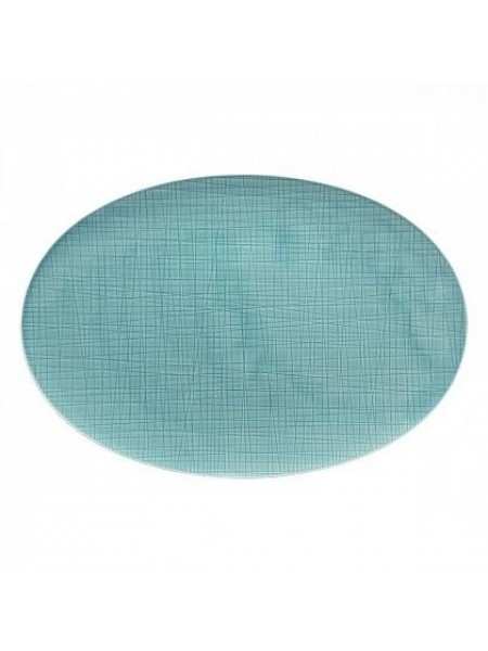 Блюдо овальное, 38х26 см, Mesh Aqua, Rosenthal. (11770-405152-12738)