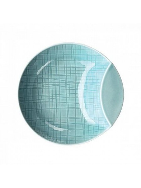 Тарелка фигурная глубокая, 14 см, Mesh Aqua, Rosenthal. (11770-405152-15291)