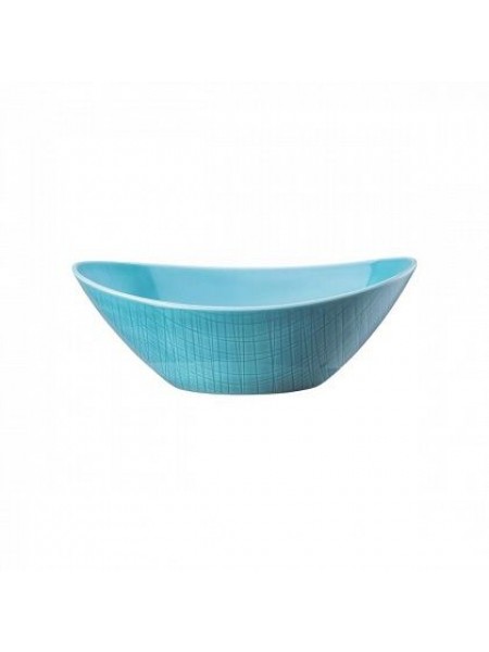 Салатник овальный, 16х12 см, Mesh Aqua, Rosenthal. (11770-405152-15751)