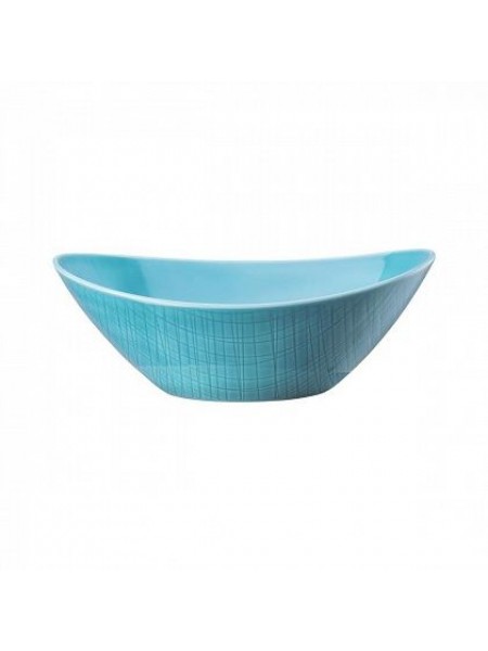 Салатник овальный, 20х15 см, Mesh Aqua, Rosenthal. (11770-405152-15752)