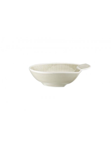 Тарелка фигурная глубокая, 14 см, Mesh Cream, Rosenthal. (11770-405153-15291)