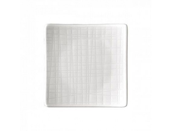 Тарелка квадратная, 9х9 см, Mesh White, Rosenthal. (11770-800001-16169)