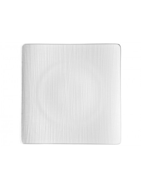 Тарелка квадратная, 31х31 см, Mesh White, Rosenthal. (11770-800001-16191)