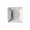 Тарелка фигурная квадратная, 20х20 см, Mesh White, Rosenthal. (11770-800001-16510)