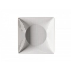 Тарелка фигурная квадратная, 20х20 см, Mesh White, Rosenthal. (11770-800001-16510)