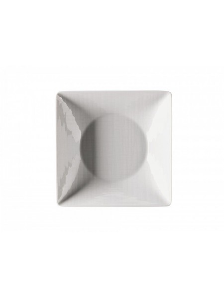 Тарелка фигурная квадратная, 20х20 см, Mesh White, Rosenthal. (11770-800001-16510)