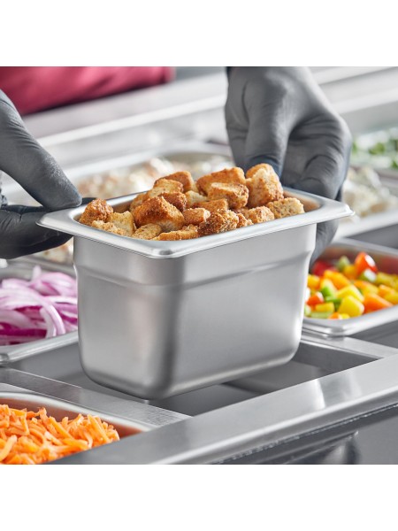 Гастроемкость 1/9-100 (17х11х10 см) нержавеющая сталь, Dali Group. (119100)