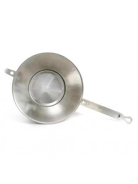 Сито-шинуа с сеткой, коническое, D-24 см, нержавеющая сталь, Paderno. (11929-24)