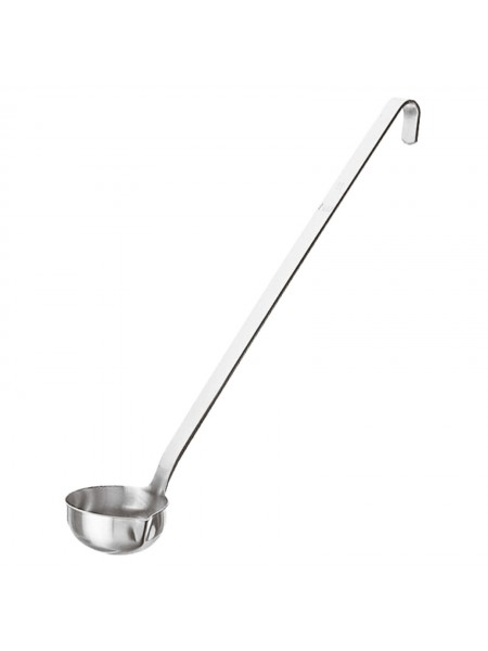 Ложка разливная, 0,07л, D-6,5см L-30см, нержавеющаи сталь, Paderno. (11969-06)