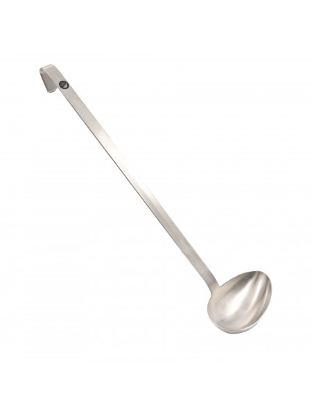 Ложка поварская соусная с носиком, 90 мл, нержавеющая сталь, L=38 см, Paderno. (11983-38)