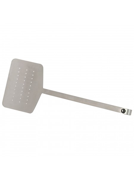 Лопатка перфорированная для рыбы, нержавеющая сталь, рабочая поверхность 10х16,5 см, общая L=40см, Paderno. (11985-34)