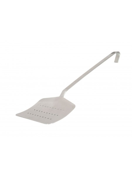 Лопатка перфорированная для рыбы, нержавеющая сталь, рабочая поверхность 10х16,5 см, общая L=40см, Paderno. (11985-34)