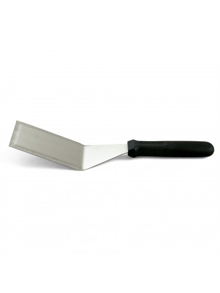 Лопатка кухонная, нержавеющая сталь, рабочая поверхность 11х7см, общ. L=29,5 см, пластиковая ручка, Henry. (12-036)