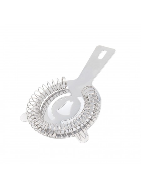 Стрейнер барный для коктейлей, 2 ушка, D=8 см, L=14,5 см, нерж. сталь, Henry. (12-074)