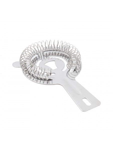 Стрейнер барный для коктейлей, 2 ушка, D=8 см, L=14,5 см, нерж. сталь, Henry. (12-074)