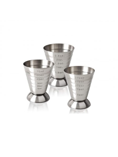 Джиггер металлический для бара мерный, 75 мл, нерж.сталь, Henry. (12-083)