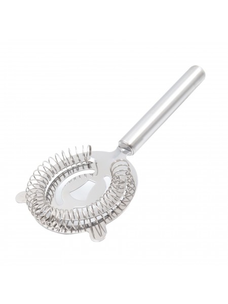 Стрейнер барный для коктейлей, 2 ушка, D=8 см, L=19,5 см, нерж. сталь, Henry. (12-088)