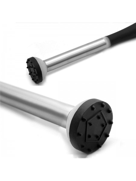 Мадлер барный для коктейлей, 21 см, нержавеющая сталь, пластик, Henry. (12-100)